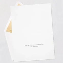 Hallmark With All My Heart Quilled Paper Handmade Love Card 10 Hallmark With All My Heart Quilled Paper Handmade Love Card -Gift Wrap Store Red Letters Quilled Paper Handmade Romantic Love Card 1299LAD2811 03