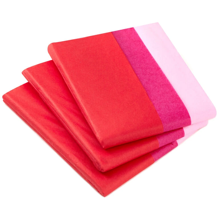 Hallmark Red/Fuchsia/Pink 3-Pack Bulk Tissue Paper, 120 Sheets 1 Hallmark Red/Fuchsia/Pink 3-Pack Bulk Tissue Paper, 120 Sheets