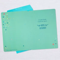 Hallmark 16" Retired And Admired Jumbo Retirement Card With Banner 10 Hallmark 16" Retired And Admired Jumbo Retirement Card With Banner -Gift Wrap Store Retired Admired Retirement Card 1299CBG3022 03