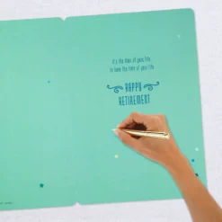 Hallmark 16" Retired And Admired Jumbo Retirement Card With Banner 13 Hallmark 16" Retired And Admired Jumbo Retirement Card With Banner -Gift Wrap Store Retired Admired Retirement Card 1299CBG3022 06