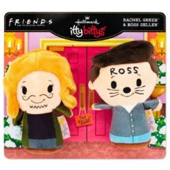 Hallmark Itty Bittys® Friends Ross And Rachel Plush, Set Of 2 -Gift Wrap Store Ross and Rachel Plush Friends itty bittys 1KDD2070 03