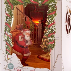 Hallmark Spirit Of Christmas Musical 3D Pop-Up Christmas Card With Light 15 Hallmark Spirit Of Christmas Musical 3D Pop-Up Christmas Card With Light -Gift Wrap Store Santa Shadow Box 3D PopUp Music Light Christmas Card 1099XOD4034 06