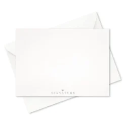 Hallmark Silver Stars And Blue Glitter Blank Note Cards, Box Of 8 -Gift Wrap Store Silver Stars and Blue Glitter Blank Note Cards 1499NOT1016 04