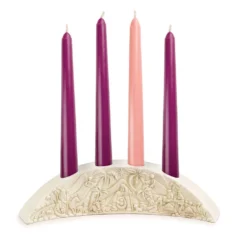 Small Nativity Advent Candle Holder -Gift Wrap Store Small Advent Candle Holder 2020220505 03