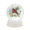 Demdaco Snow Frosted Cardinal Snow Globe With Light, 6" H