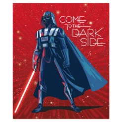 Hallmark Star Wars™ Darth Vader™ Dark Side Blanket -Gift Wrap Store Star Wars Darth Vader Dark Side Fleece Blanket 1SHP2159 03