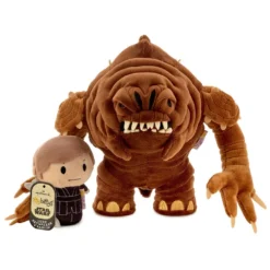 Hallmark Itty Bittys® Star Wars: Return Of The Jedi™ Luke Skywalker™ And Rancor™ Plush Collector Set Of 2 -Gift Wrap Store Star Wars Luke Skywalker and Rancor Plush itty bittys 1KDD2137 06
