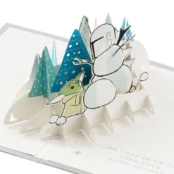 Hallmark Star Wars: The Mandalorian™ Grogu™ Warm Wishes 3D Pop-Up Holiday Card