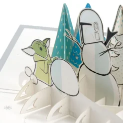 Hallmark Star Wars: The Mandalorian™ Grogu™ Warm Wishes 3D Pop-Up Holiday Card 14 Hallmark Star Wars: The Mandalorian™ Grogu™ Warm Wishes 3D Pop-Up Holiday Card -Gift Wrap Store Star Wars The Mandalorian Grogu 3D PopUp Holiday Card 1499XXH9985 05
