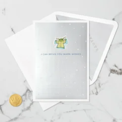 Hallmark Star Wars: The Mandalorian™ Grogu™ Warm Wishes 3D Pop-Up Holiday Card 15 Hallmark Star Wars: The Mandalorian™ Grogu™ Warm Wishes 3D Pop-Up Holiday Card -Gift Wrap Store Star Wars The Mandalorian Grogu 3D PopUp Holiday Card 1499XXH9985 06