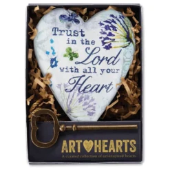 Trust In The Lord Art Heart Sculpture, 4" 7 Trust In The Lord Art Heart Sculpture, 4" -Gift Wrap Store Trust in the Lord Art Heart Sculpture 4 root 1003480068 1003480068 1470 4.jpg Source Image