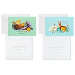 Hallmark Vintage Bunnies And Chicks Boxed Easter Cards, Pack Of 24 -Gift Wrap Store Vintage Easter Bunnies Chicks Boxed Easter Cards 5STZ1131 03