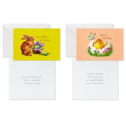 Hallmark Vintage Bunnies And Chicks Boxed Easter Cards, Pack Of 24 -Gift Wrap Store Vintage Easter Bunnies Chicks Boxed Easter Cards 5STZ1131 04