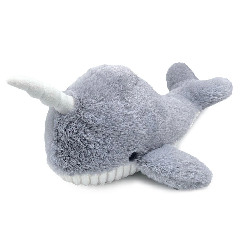 Warmies Heatable Scented Narwhal Stuffed Animal, 13" 1 Warmies Heatable Scented Narwhal Stuffed Animal, 13"