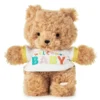 Hallmark Welcome Baby Recordable Teddy Bear Stuffed Animal, 8.75"