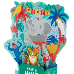 Hallmark Wild Animal Party Boxed Pop-Up Birthday Cards, Pack Of 8 10 Hallmark Wild Animal Party Boxed Pop-Up Birthday Cards, Pack Of 8 -Gift Wrap Store Wild Animal Party PopUp Boxed Birthday Cards 5STZ1174 04