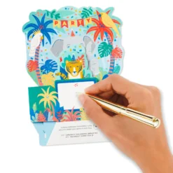 Hallmark Wild Animal Party Boxed Pop-Up Birthday Cards, Pack Of 8 12 Hallmark Wild Animal Party Boxed Pop-Up Birthday Cards, Pack Of 8 -Gift Wrap Store Wild Animal Party PopUp Boxed Birthday Cards 5STZ1174 06