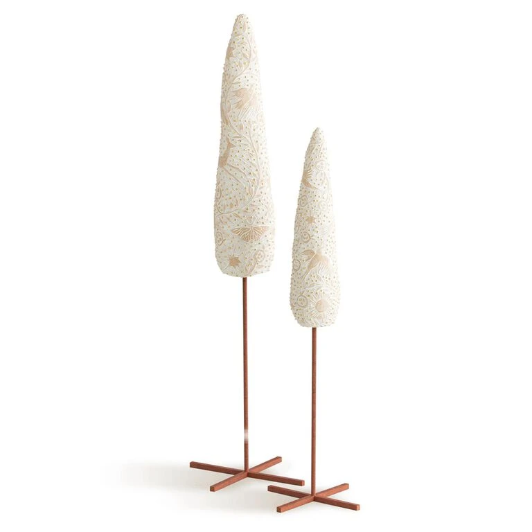 Willow Tree® Cypress Trees Figurines, Set Of 2 1 Willow Tree® Cypress Trees Figurines, Set Of 2