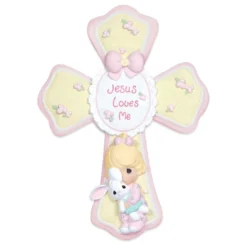 Precious Moments® Jesus Loves Me Cross For Girl